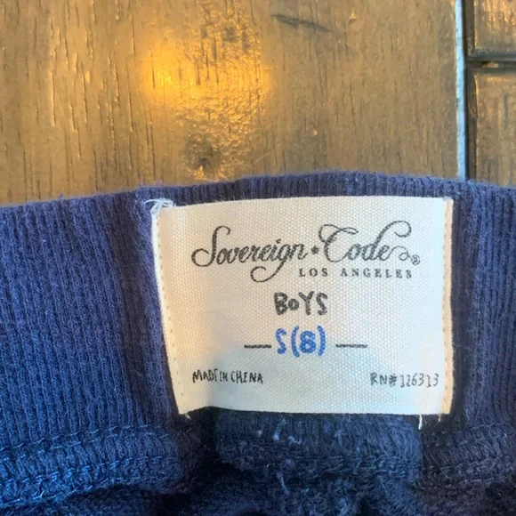 Sovereign code navy blue shorts boys 8 good condition - Picture 3 of 3